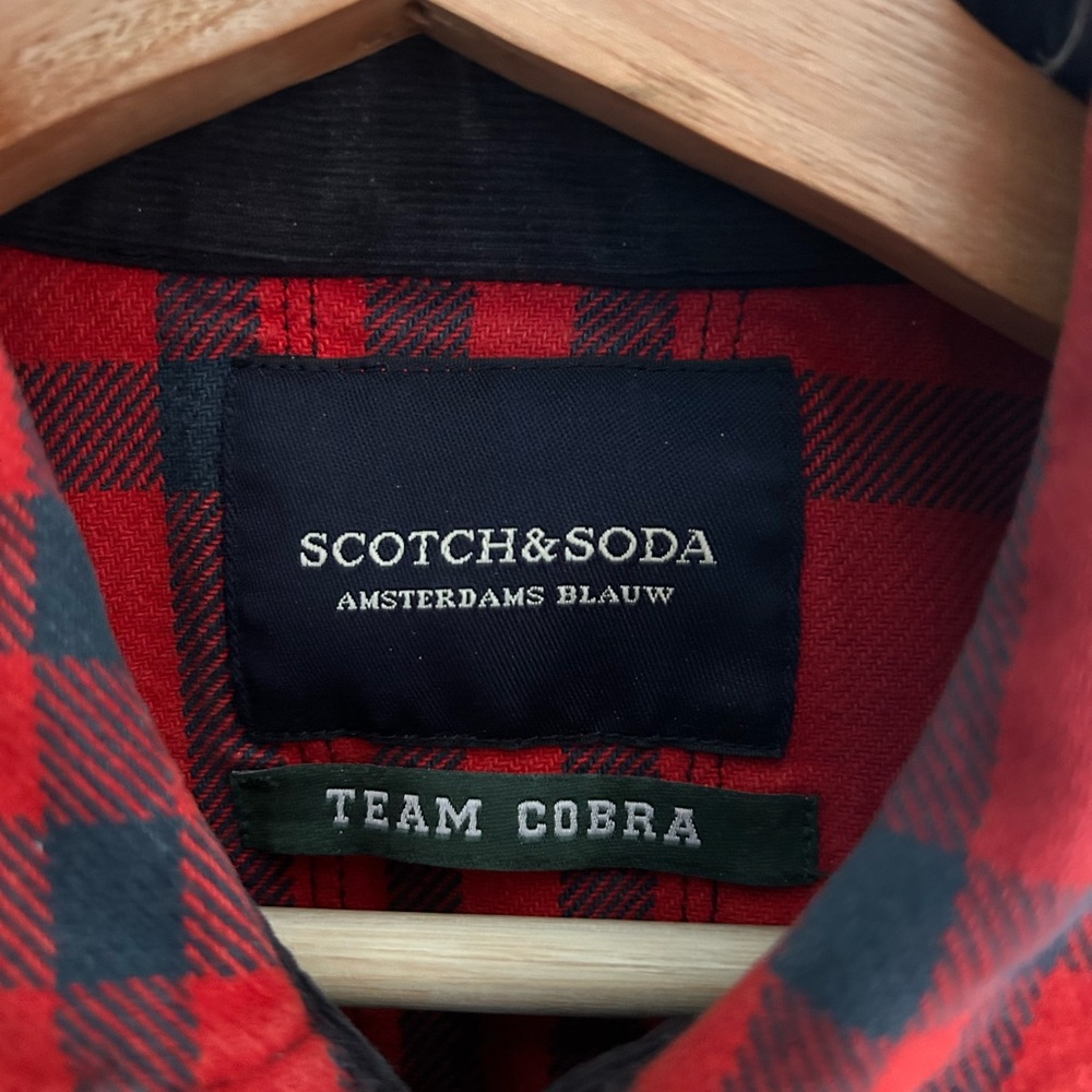 Scotch & Soda Red Plaid Shirt